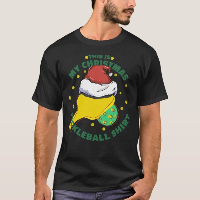 DAS IST MEIN CHRISTMAS PICKLEBALL SHIRT (Vorderseite)