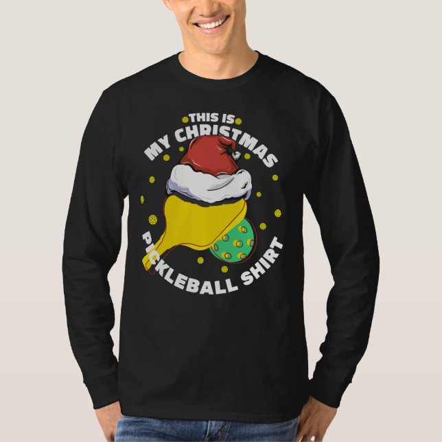 DAS IST MEIN CHRISTMAS PICKLEBALL SHIRT (Vorderseite)