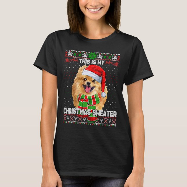 Das ist mein Christmaser-Spitz T-Shirt (Vorderseite)