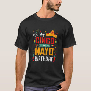 Das ist mein Cinco De Mayo Geburtstags-Funny-Party T-Shirt