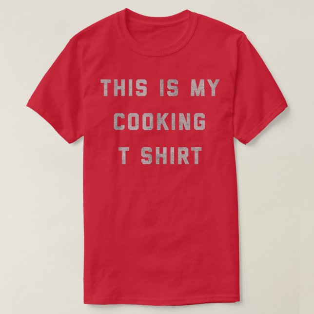Das ist mein Cooking T-Shirt - Funny Novelity Stat (Design vorne)