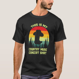 Das ist mein Country Music Konzert Vintag südlich T-Shirt