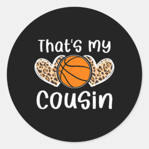 Das ist mein Cousin Sketll Cousin Sketll Spieler C Runder Aufkleber