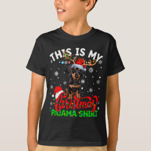 Das ist mein Dachshund Hund hässliches Weihnachts- T-Shirt