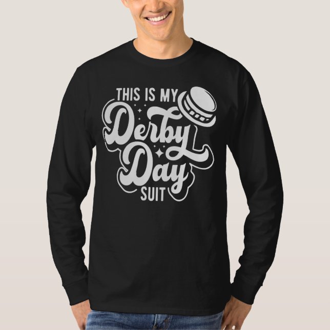 Das ist mein Derby Day Anzug U2013 Rennen T-Shirt (Vorderseite)