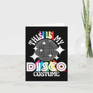 Das ist mein Disco-Kostüm - Funky Party 70er G der Karte