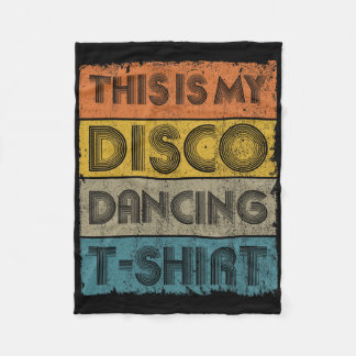 Das ist mein Disco Retro 70er 80er Music Dance Fleecedecke