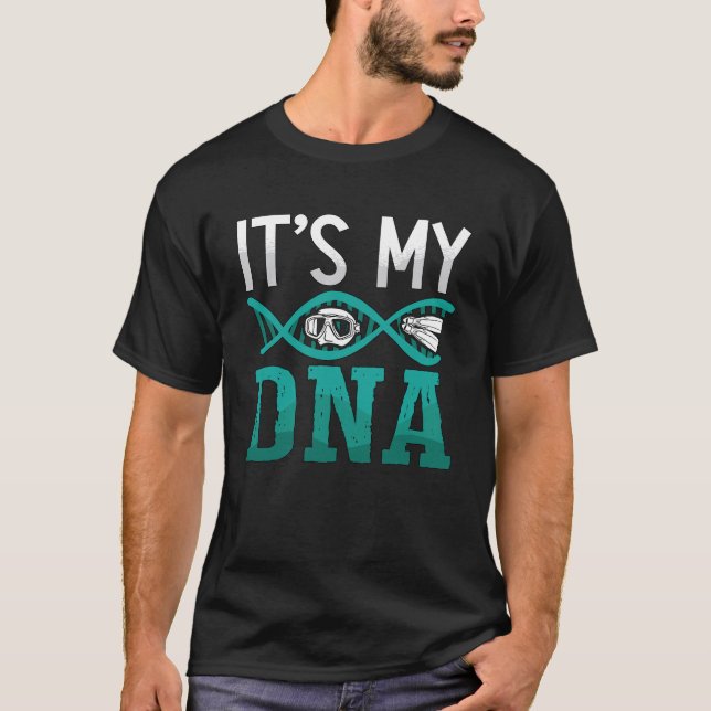 Das ist mein DNA-Spearfish Freediving Dive Freediv T-Shirt (Vorderseite)