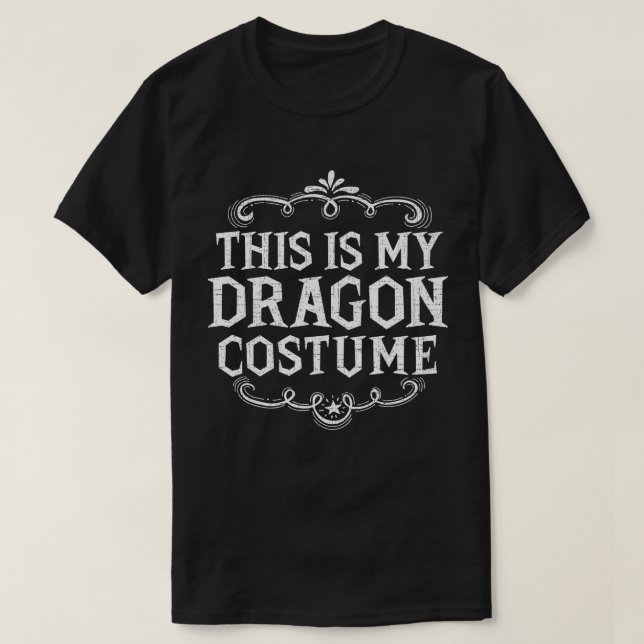Das ist mein Drachenkostüm Funny Lazween T-Shirt (Design vorne)
