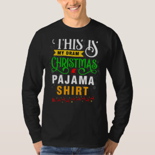 Das ist mein Drama Weihnachten Pajama Holiday Boys T-Shirt