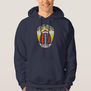Das ist mein Enkel da draußen, American Football Hoodie