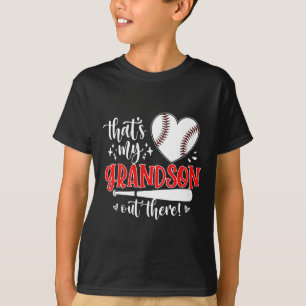 Das ist mein Enkel da draußen Baseball-Oma-Männer T-Shirt