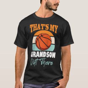 Das ist mein Enkel da draußen Basketball Oma Gr T-Shirt