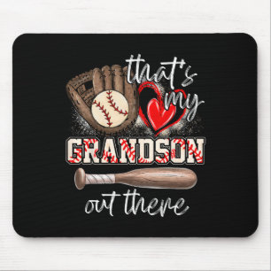 Das ist mein Enkel da draußen, der Frauen Baseball Mousepad