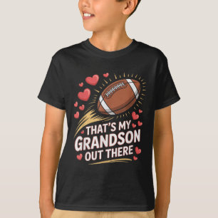 Das ist mein Enkel da draußen Fußball Großeltern T-Shirt