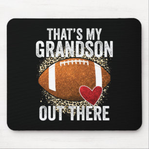Das ist mein Enkel da draußen Fußball-Oma Gran Mousepad