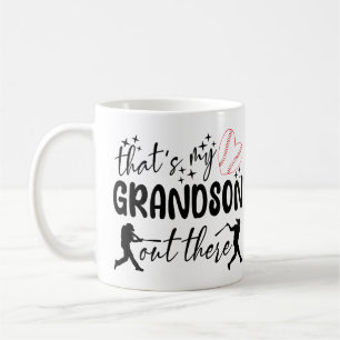 Das ist mein Enkel da draußen Lustige Oma-Sprüche Kaffeetasse