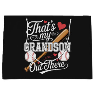 Das ist mein Enkel dort Baseball Große Geschenktüte