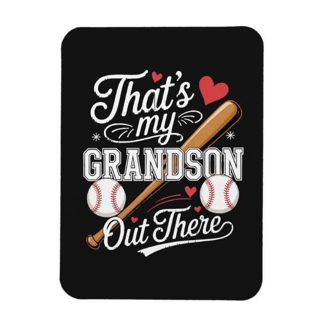 Das ist mein Enkel dort Baseball Magnet (Vertikal)