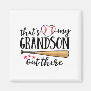 Das ist mein Enkel dort Baseball-Oma-Squadron Magnet