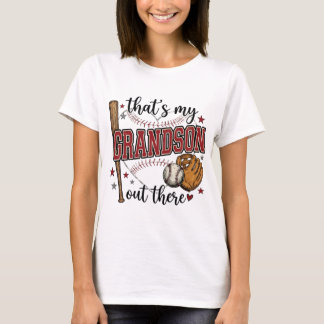 Das ist mein Enkel dort Baseball-Oma T-Shirt