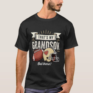 Das ist mein Enkel Fußball Support Sport Familie T-Shirt
