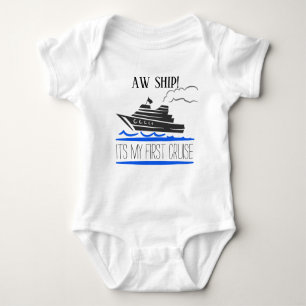 Das ist mein erster Cruise Baby Säugling Baby Strampler