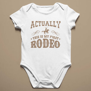 Das ist mein erstes Rodeo Baby Strampler