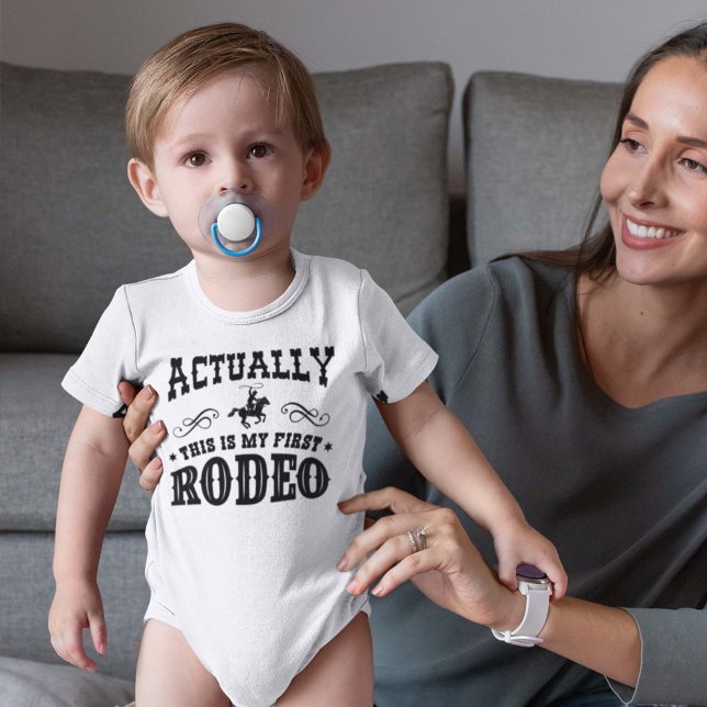 Das ist mein erstes Rodeo Baby Strampler (Von Creator hochgeladen)