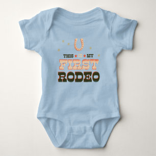 Das ist mein erstes Rodeo - der erste Geburtstag-T Baby Strampler