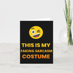 Das ist mein Faking Sarcasm Pun Costume T-Shirt. E Karte