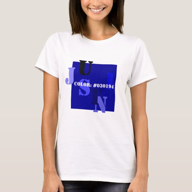 Das ist mein farbiger T - Shirt (Vorderseite)