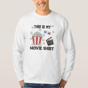 Das ist mein Film Shirt Kino Popcorn beobachten