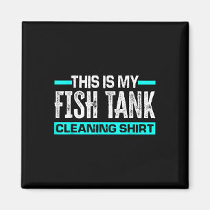 Das ist mein Fischpanzer-Reinigungsshirt Lustiges Magnet