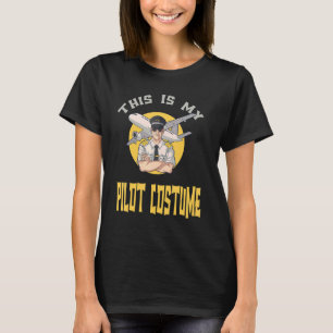 Das ist mein Fluglinien-Pilot-Kostüm Halloween T-Shirt