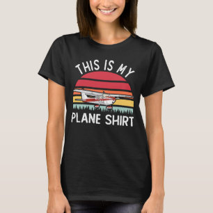 Das ist mein Flugzeug Flugzeugpilot Luftfahrt T-Shirt