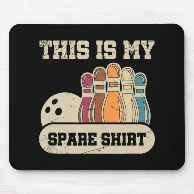 Das ist mein freier Bowling Alley Gutter Buttons B Mousepad (Vorne)