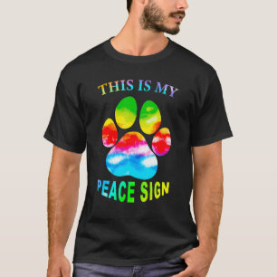 Das ist mein Friedenszeichen, das ist mein Frieden T-Shirt