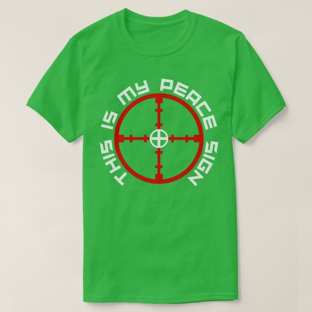 Das ist mein Friedenszeichen T-Shirt (Design vorne)