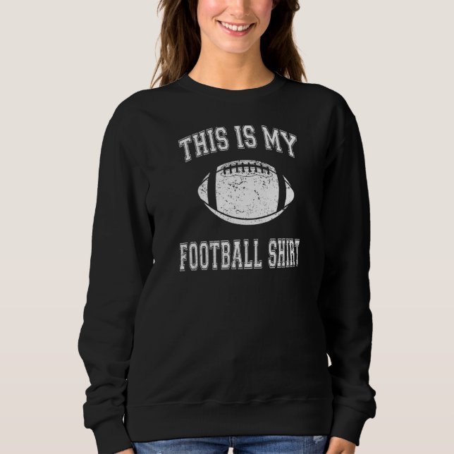 Das ist mein Fußball-Fußball für Fans Sweatshirt (Vorderseite)