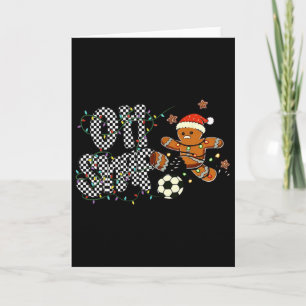 Das ist mein Fußball-Weihnachten-Pyjama-Shirt Spor Karte