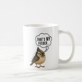 Das ist mein Futterhäuschen Lustiger Titmouse-Voge Kaffeetasse
