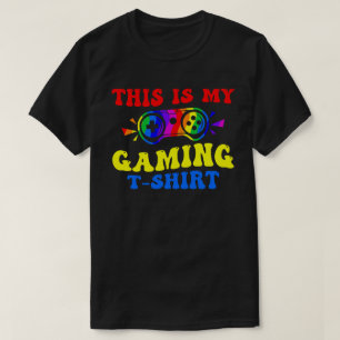 Das ist mein Gaming-Shirt - farbenfroher Funny Gam T-Shirt