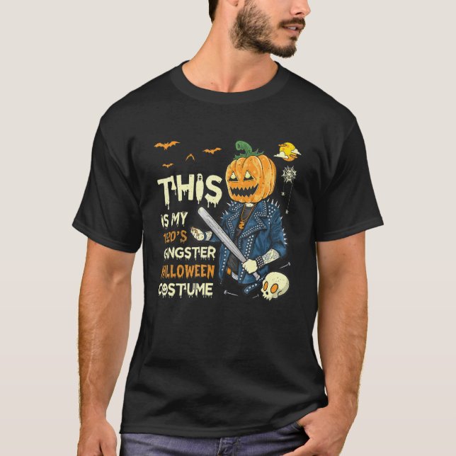 Das ist mein Gangster-Kostüm Halloween Mafia aus d T-Shirt (Vorderseite)