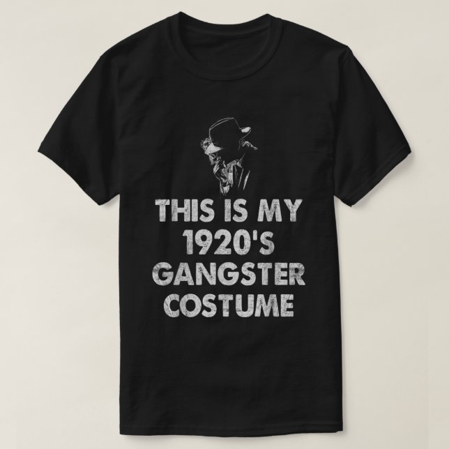Das ist mein Gangster-Kostüm Halloween Mafia aus d T-Shirt (Design vorne)