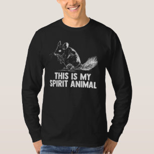 Das ist mein Geist Tier Besitzer Chinchilla Rock T-Shirt