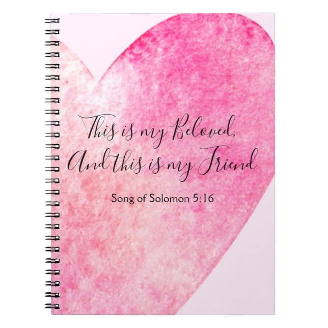 Das ist mein Geliebter und das ist mein Freund Notizblock (Vorderseite)