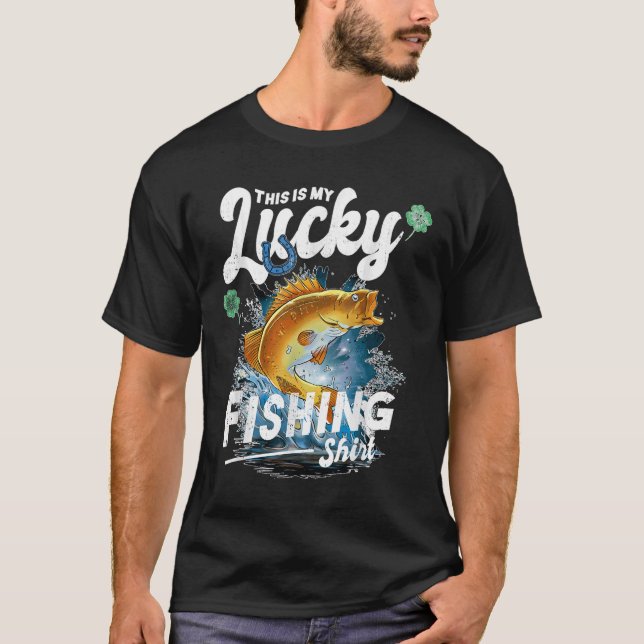 Das ist mein glücklicher Fischfang T-Shirt (Vorderseite)