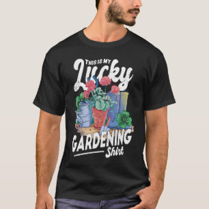 Das ist mein glücklicher Gartenbau Gärtner T-Shirt