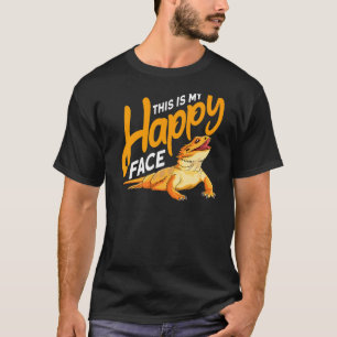 Das ist mein glücklicher Gesichtsdrache mit bärtig T-Shirt